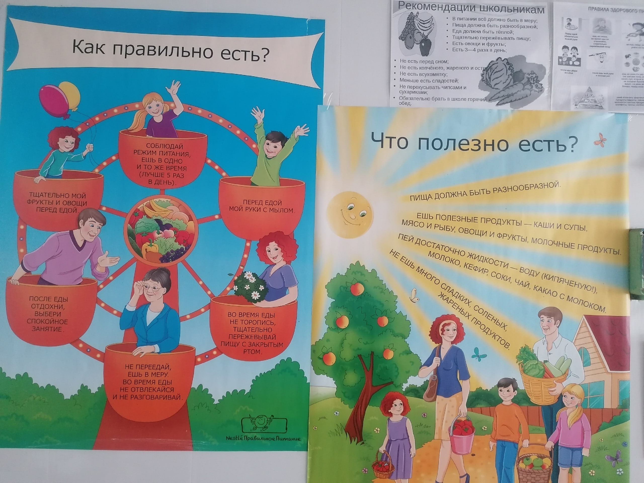 Информация об условиях питания обучающихся.